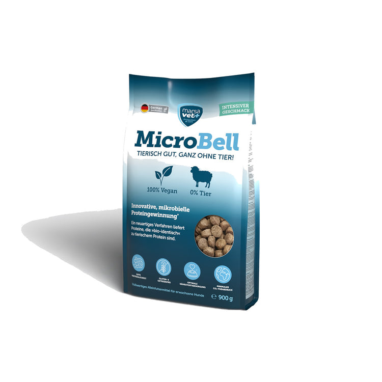Microbell biotic protein truly novel dog food
