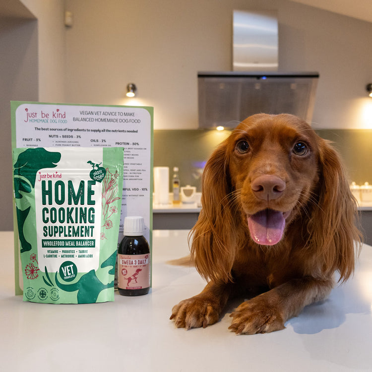 Home cooking Supplement and Omega 3 Daily for dogs