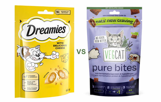 Dreamies vs Vegcat Pure Bites who wins?