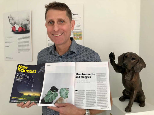 Prof Andrew Knight New Scientist publication about vegan dogs