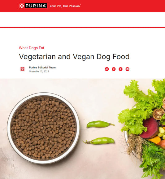 Nestle Purina threatened by vegan dog food