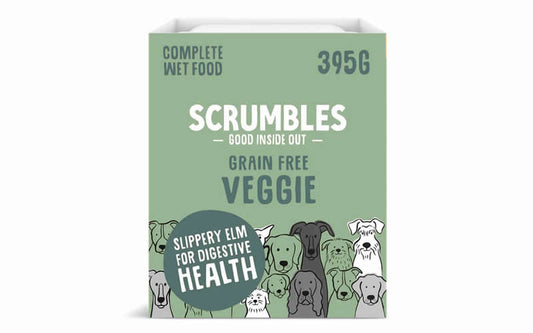 Scrumbles & Butternut Box STOP plant-based dog food