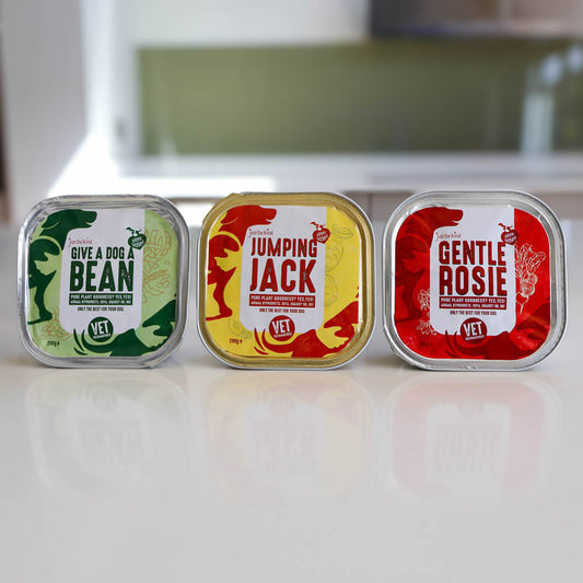 Three tray Special Mix n Match of 'Give a Dog Bean', 'Jumping Jack', and 'Gentle Rosie' 