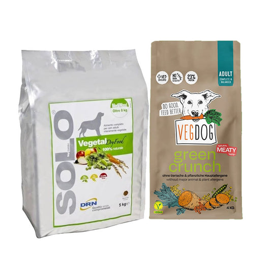 Solo Vegetal 5kg and VegDog Green Crunch 4g
