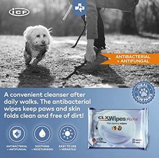 Dog skin wipes promo