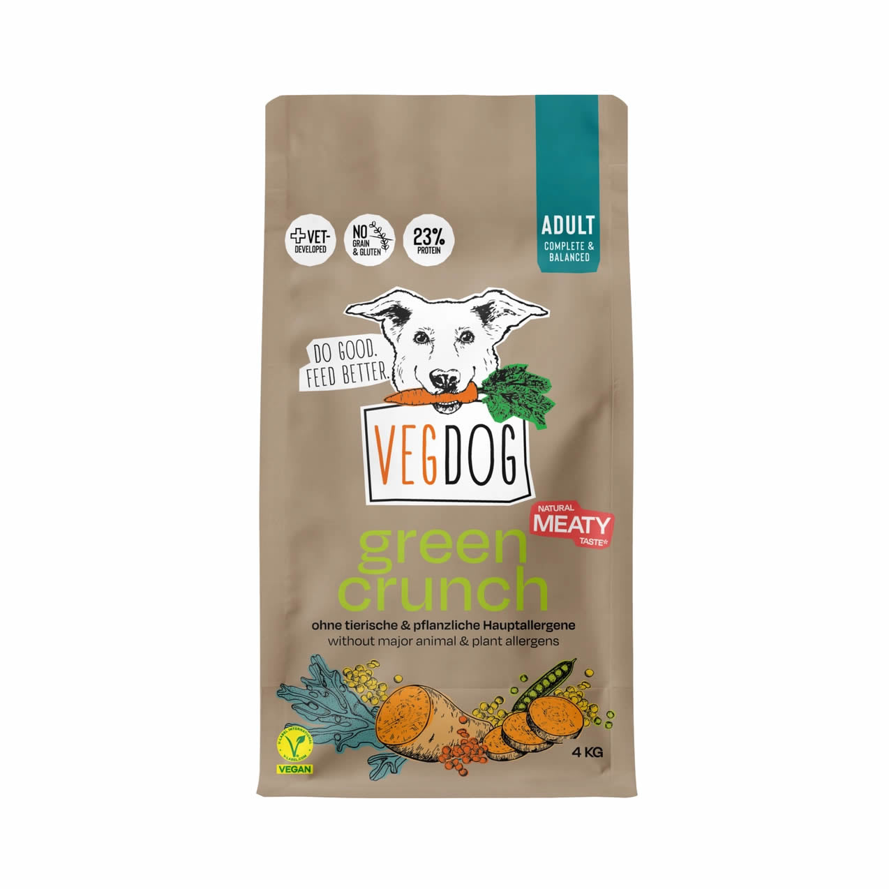Green Crunch Hypoallergenic dog food 4kg