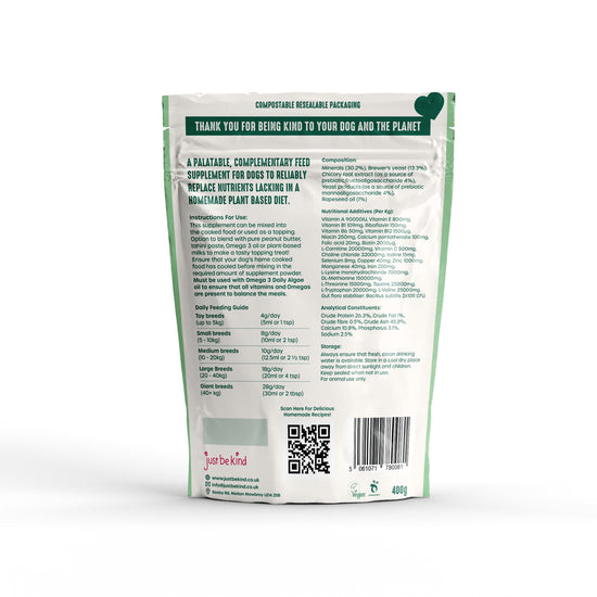 Just be Kind Home Cooking Supplement for Dogs