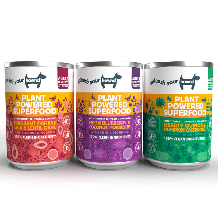 Dog food can flavours
