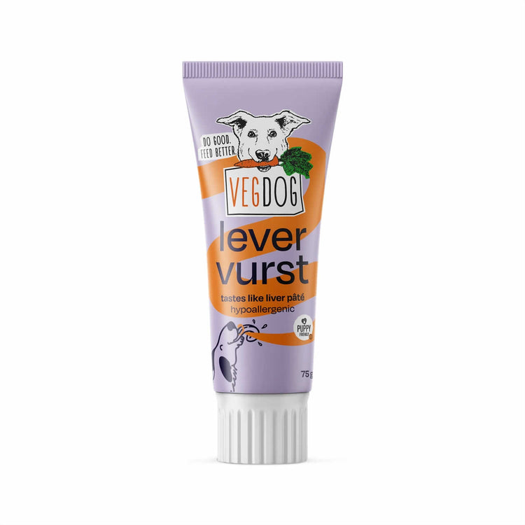 Levervurst hypoallergenic liver sausage pate vegan from Vegdog