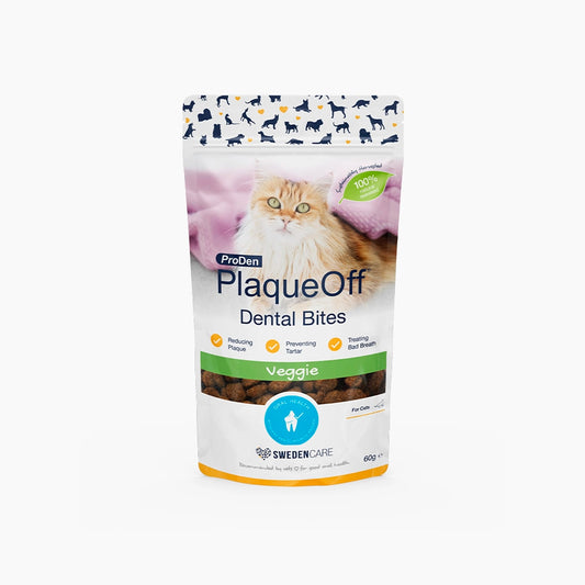 PlaqueOff Cats Dental Bites veggie