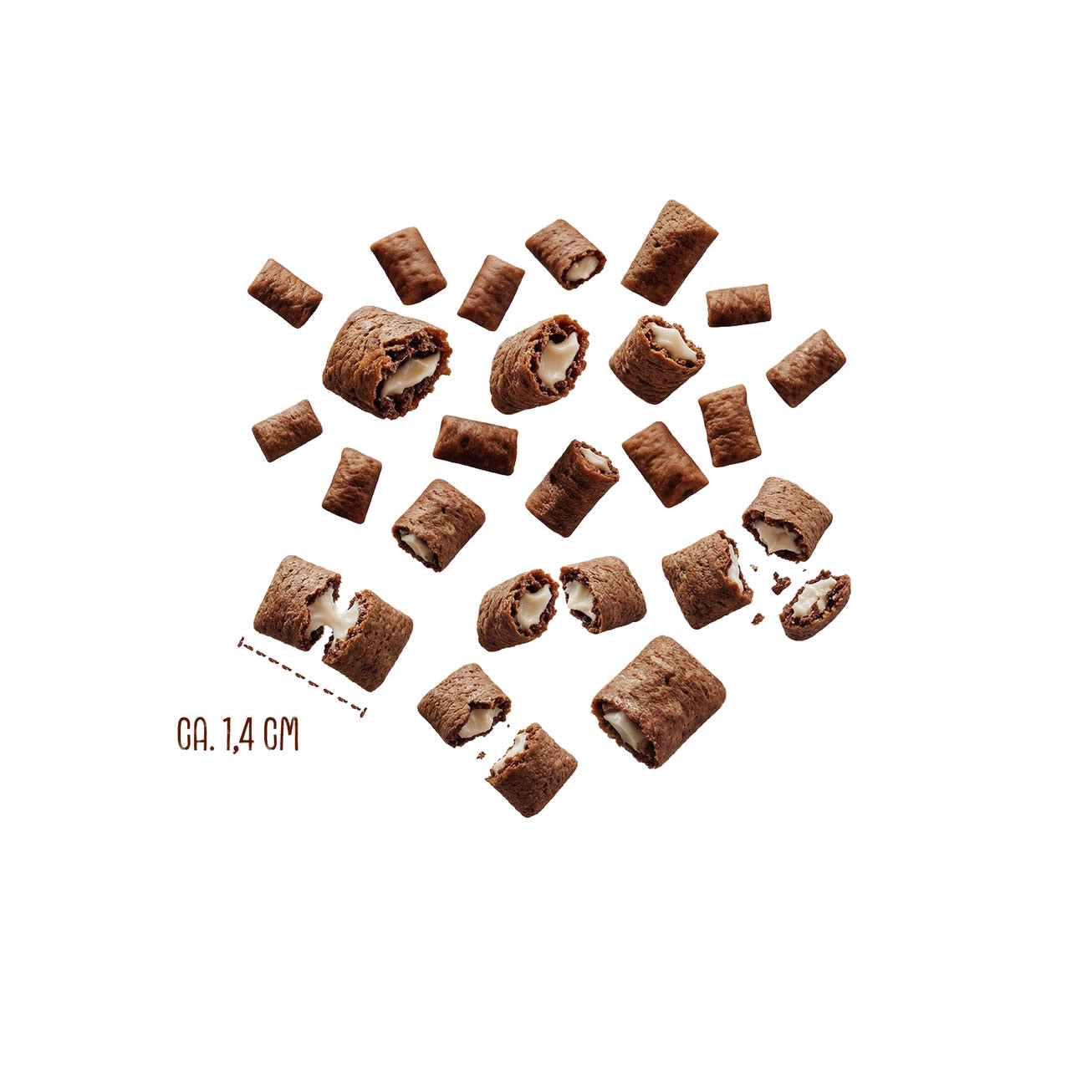 Pure Bites Mini crunchy on outside and creamy filling