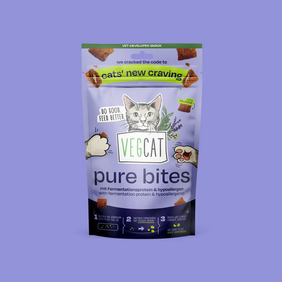 VegCat pure bites taurine treats front
